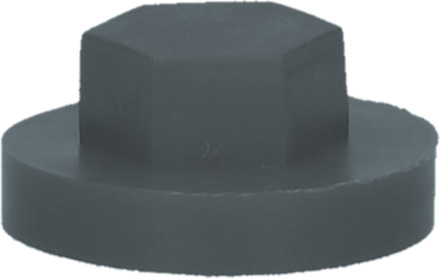 PGB-FASTENERS | Afdekkap zeskant SW 3/8" (19mm) R7012 0AFD06N00001970124