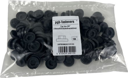 PGB-FASTENERS | Afdekkap zeskant SW 3/8" (19mm) R7016 0AFD06N00001970165