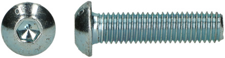 PGB-FASTENERS | BZK-bolkopschroef 10.9 ISO 7380-1 M 5x8 Zn | 200 st 073801101005000083