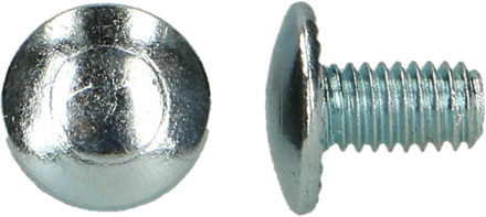 PGB-FASTENERS | Gekartelde bout bolle kop 8.8 M6x20 Zn 0000GB801006000203