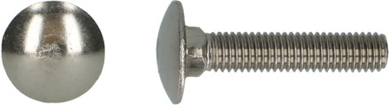 PGB-FASTENERS | Houtbout A2 DIN 603 M8x30 | 100 st 000603A00008000303