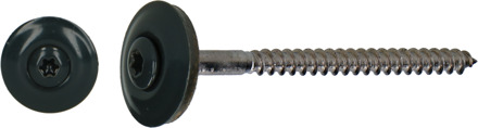 PGB-FASTENERS | Houtschroef D7995+EPDM20 4,5x65 R7016 A | 100 st 7995RTA000657016B3