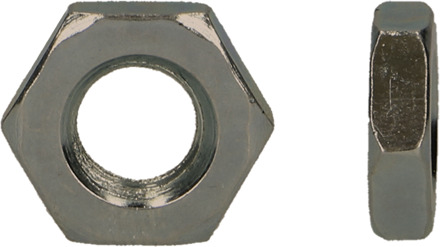 PGB-FASTENERS | Lage zeskantmoer DIN 439B M 6 A2 | 200 st 000439A0000603