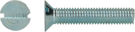 PGB-FASTENERS | Metaalschroef VK DIN 963 M 6x35 Zn | 200 st 963001006000353