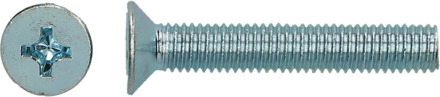 PGB-FASTENERS | Metaalschroef VK DIN 965H M 4x10 Zn | 200 st 965001004000103