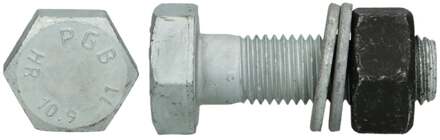 PGB-FASTENERS | PGB set HR-bout10.9 EN14399-3 M22x110 Vz | 15 st