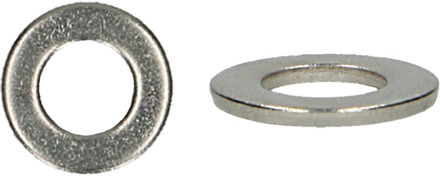 PGB-FASTENERS | Sluitring DIN 125A M 5 A4 (5,3/10/1,0) | 200 st 000125B0000503