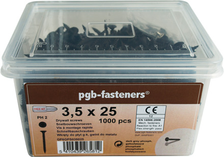 PGB-FASTENERS | Snelbouwschr. TK 3,50x45 fos/emmer 800 | 800 st GP6GPS035045