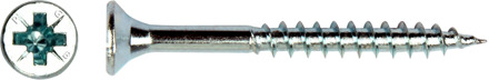 PGB-FASTENERS | Spaanplaatschroef VZK-Z Ø 5,00x45 Zn | 500 st PGWVZG001005000452