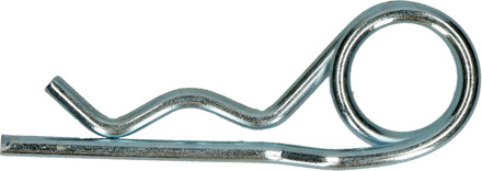 PGB-FASTENERS | Standaard borgveer dubbel Ø 5,00 Zn | 50 st 0BRGVD00100505