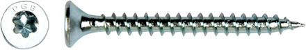 pgb-fasteners Universele spaanplaatschroef VK-T Voldraad verzonken kop Ø3,0x16 Zn TX10 | 200 st | PGWVTV001003000163