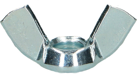 PGB-FASTENERS | Vleugelmoer Amer.vorm M 4 Zn | 500 st 00AF31500100403