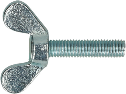 PGB-FASTENERS | Vleugelschroef DIN 316 M10x25 Zn | 50 st 316001010000253