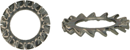 PGB-FASTENERS | Waaierveerring DIN 6798A M 3 A2 | 500 st 06798AA0000300003