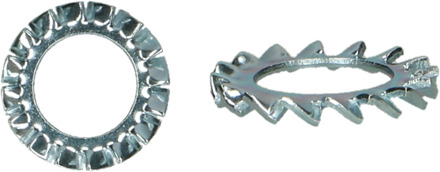 PGB-FASTENERS | Waaierveerring DIN 6798A M 3 Zn | 1000 st 06798A00100300003