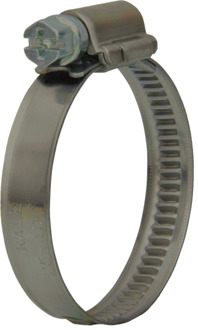 PGB-FASTENERS | Wormslangklem W4 D.3017L Ø 32x50 A2/A2 | 50 st 03017LW40032000503