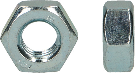 PGB-FASTENERS | Zeskantmoer |8| DIN 934 M39 Zn | 10 st 93480103903