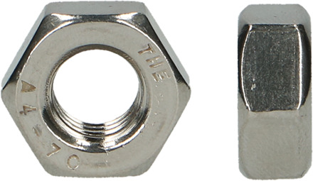 PGB-FASTENERS | Zeskantmoer DIN 934 M10 A4 | 200 st 000934B7001003