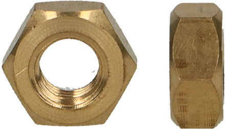 PGB-FASTENERS | Zeskantmoer Messing DIN 934 M24 | 20 st 000934MS002403