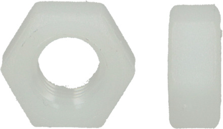 PGB-FASTENERS | Zeskantmoer PA6 DIN 934 M 4 000934N0000405