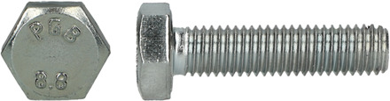 PGB-FASTENERS | Zeskanttapbout 8.8 DIN 933 M24x100 Zn | 20 st 933801024001003