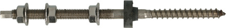 PGB-FASTENERS | Zonnepaneelbevestiging type 2 M12x350 A2 0ZPBV2A00012003505