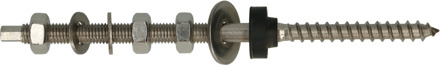 PGB-FASTENERS | Zonnepaneelbevestiging type 3 M12x350 A2 0ZPBV3A00012003505