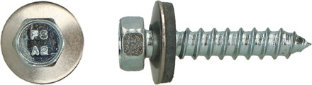 PGB-FASTENERS | Zsk gevelschr. Type A +punt Ø 6,3x25 A2 | 200 st 0GSP16A00006500253