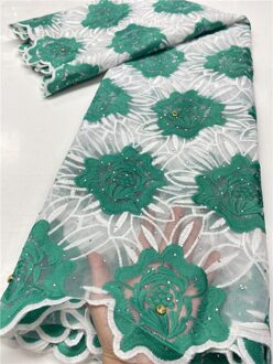 Pgc Afrikaanse Franse Kant Stof Tule Kant Met Stenen Borduurwerk Nigeriaanse Kant Stoffen Voor Bruiloft YA3860B-1 african lace fabric1