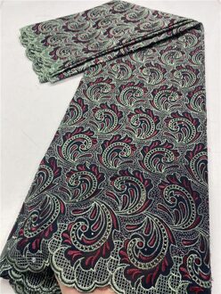 Pgc Afrikaanse Katoen Kant Stof Embroiderey Zwitserse Voile Kant In Zwitserland Voor Nigeriaanse Kant Materiaal Voor Bruiloft Naaien YA3864B african lace fabric4