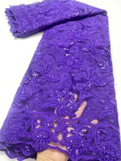 Pgc Pailletten Melk Zijde Kant Nigeriaanse Kant Stof Bruiloft Afrikaanse Kant Stof Franse Tulle Lace Stof YA3916B-6 african lace fabric2