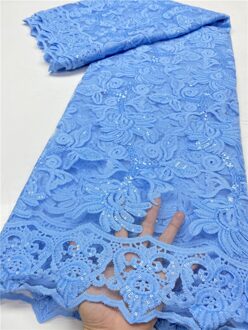 Pgc Pailletten Melk Zijde Kant Nigeriaanse Kant Stof Bruiloft Afrikaanse Kant Stof Franse Tulle Lace Stof YA3916B-6 african lace fabric7