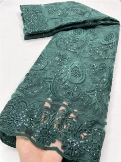 Pgc Wit Afrikaanse Franse Pailletten Tulle Lace Stof Kant Nigeriaanse Mesh Netto Kant Stof Voor Naaien YA3920B-3 african lace fabric5