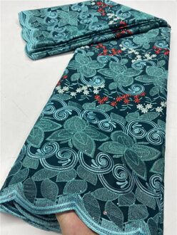 Pgc Zwitserse Voile Kant In Zwitserland Afrikaanse Droge Kant Stof 100% Katoen Kant Voor Feestjurk Naaien YA3867B-1 african lace fabric7