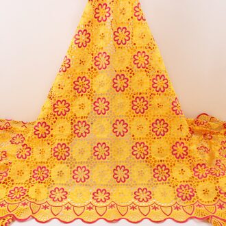 Pgc Zwitserse Voile Kant In Zwitserland Nigeriaanse Droge Kant Stoffen Katoen Kant Afrikaanse Kant Stof Naaien YA3927B-6 african lace fabric1