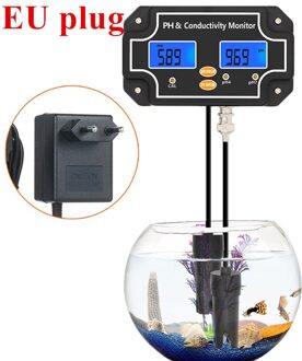 PH-2681 Ph/Ec Geleidbaarheid Monitor Ph Meter Water Quality Tester Multi Paramter Continue Monitoring Voor Aquarium Aquarium 40% EU plug
