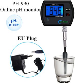 PH-990 Online Ph Montiors Ph Meter Nauwkeurige Digitale Pen Pocket Aquarium Wijn Urine Lcd Ph Tester Water Quality Analyzer 40% off
