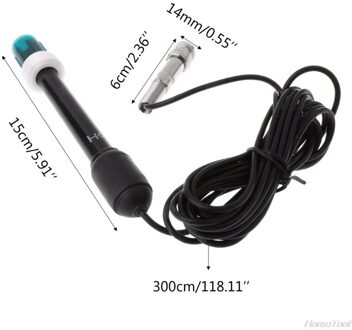 Ph Elektrode Met 300Cm Kabel Bnc Socket 0.01pH Nauwkeurigheid 0.00 ~ 14.00pH Bereik J13 21