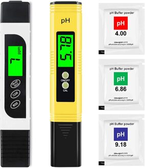 Ph Meter & Tds Meter Combo, verbeterde Backlight Ph Tds Ec & Temperatuur 4-In-1 Water Quality Tester, Hoge Nauwkeurigheid Digitale Water Beige