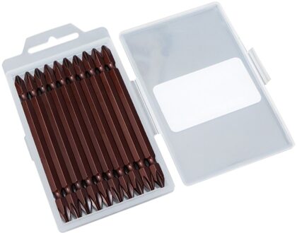 PH2 Elektrische Schroevendraaier Bits Set Gelegeerd Staal S2 Magnetische Cross Batch Hoofd Tough Carrying Lichtgewicht Gereedschap 100mm