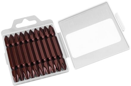 PH2 Elektrische Schroevendraaier Bits Set Gelegeerd Staal S2 Magnetische Cross Batch Hoofd Tough Carrying Lichtgewicht Gereedschap 65mm