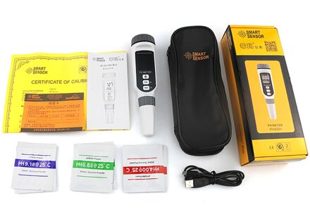 PH828 Pen Type Ph Detector Hoge Precisie Industriële Water Ph Ph Water Analyzer Kleur Display Opladen