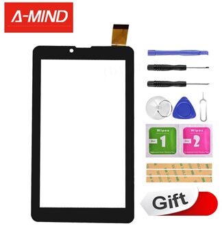 Phablet Panel Voor 7 ''Inch Vertex Tab 3G 7-2 Tablet Externe Capacitieve Touchscreen Digitizer sensor Vervanging Multitouch zwart