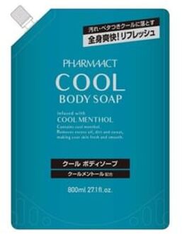 Pharmaact Cool Body Soap 800ml Refill