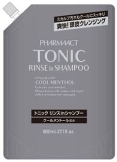 Pharmaact Tonic Rinse In Shampoo 800ml Refill