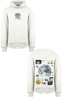 Phase Earth Heren Off White T-Shirt - maat S Wit
