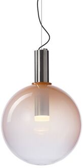Phenomena Hanglamp - Large Ball - Flamingo roze - zilver