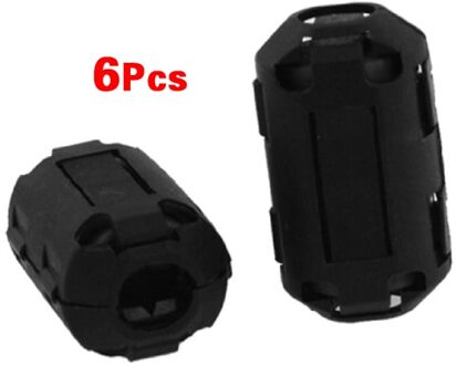 Phfu 6 X Clip On Emi Rfi Noise Ferrietkern Filter Voor 7Mm Kabel