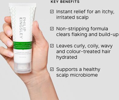 Philip Kingsley Flaky/Itchy Scalp Hydrating Curl Anti-Dandruff Shampoo 75ml
