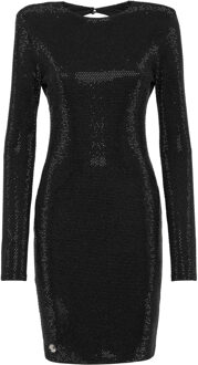 Philipp Plein Avondjurk Zwart - L
